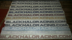 Black Halo Racing Windshield Banner